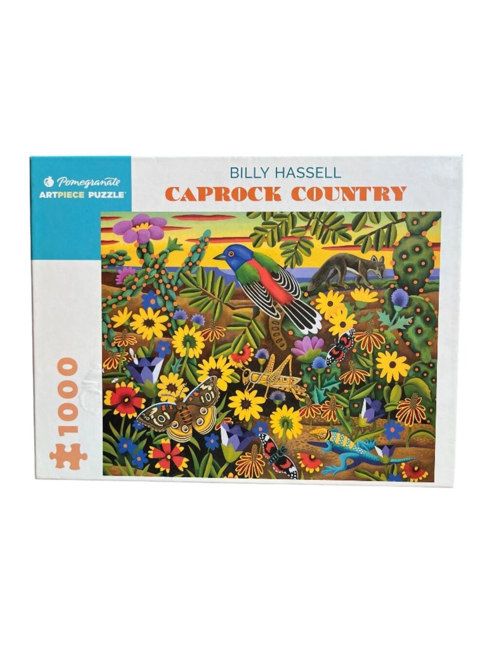 Billy Hassell Caprock Country 1000-Piece Jigsaw Puzzle By Pomegranate Complete